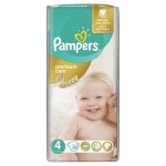 Подгузники, Pampers (Памперс) 8-14 кг №52 премиум кеа макси